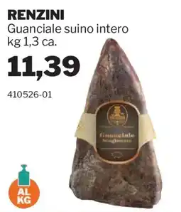 GrosMarket Renzini Guanciale suino intero offerta