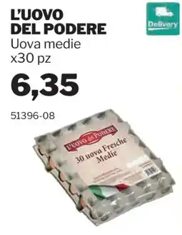 GrosMarket L'uovo del podere uova fresche medie offerta