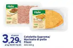 Sigma Cotoletta Suprema/Macinato di pollo Fileni offerta