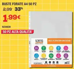 Bricofer Buste forate A4 Scatto offerta