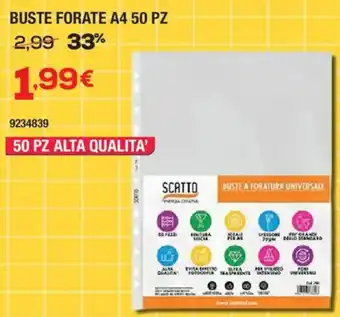 Buste forate A4 Scatto