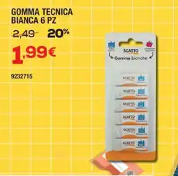 Bricofer Gomma tecnica Scatto offerta