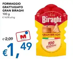 Migross Supermercati e Market Formaggio grattugiato Gran Biraghi offerta