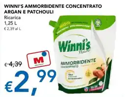 Migross Supermercati e Market Winni's ammorbidente concentrato offerta