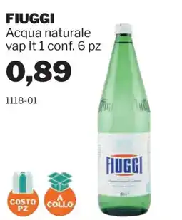 GrosMarket Acqua naturale FIUGGI offerta