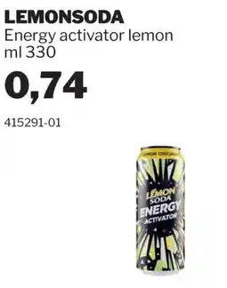 GrosMarket Lemon Soda Energy Activator offerta