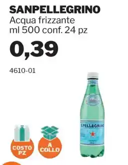 GrosMarket Acqua frizzante Sanpellegrino offerta