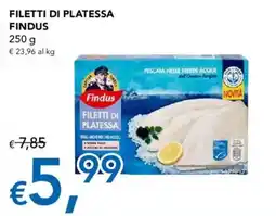 Migross Supermercati e Market Filetti di platessa Findus offerta