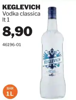 GrosMarket Vodka classica Keglevich offerta