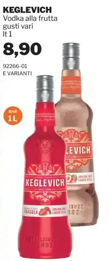 GrosMarket Vodka alla frutta Keglevich offerta