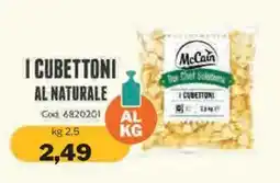 GrosMarket I cubettoni al naturale McCain offerta