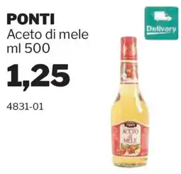 GrosMarket Ponti Aceto di mele offerta