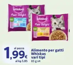 Sigma Alimento per gatti Whiskas offerta