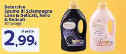 Sigma Spuma di Sciampagna Detersivo Lana & Delicati, Nero & Delicati offerta