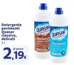 Sigma Detergente pavimenti Quasar classico, delicati offerta