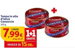 Sigma Tonno in olio d'oliva Consorcio offerta