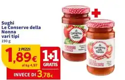 Sigma Sughi Le Conserve della Nonna offerta