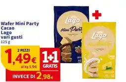 Sigma Wafer Mini Party Lago vari gusti offerta