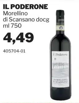 GrosMarket Il Poderone Morellino di Scansano docg offerta