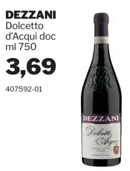 GrosMarket Dezzani Dolcetto d'Acqui doc offerta