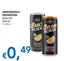 Migross Supermercati e Market Lemonsoda/Oransoda assortiti offerta