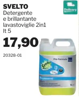 GrosMarket Svelto Detergente e brillantante lavastoviglie 2in1 offerta