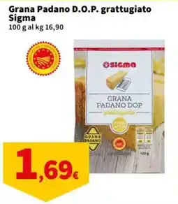 Sigma Grana Padano D.O.P. grattugiato Sigma offerta