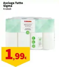 Sigma Asciuga Tutto Sigma offerta