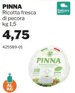 GrosMarket Ricotta fresca di pecora PINNA offerta