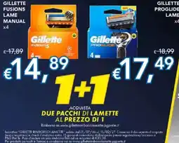 Migross Supermercati e Market Gillette Fusion5 lame manual offerta
