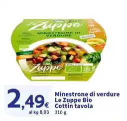 Sigma Minestrone di verdure Le Zuppe Bio offerta