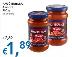 Migross Supermercati e Market Ragù Barilla Assortiti offerta