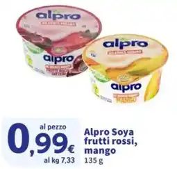 Sigma Alpro Soya frutti rossi, mango offerta