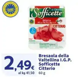 Sigma Bresaola della Valtellina I.G.P. Sofficette Citterio offerta