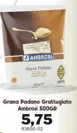 GrosMarket Grana Padano Grattugiato Ambrosi offerta