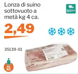 GrosMarket Lonza di suino sottovuoto offerta
