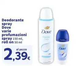 Sigma Deodorante spray Dove offerta