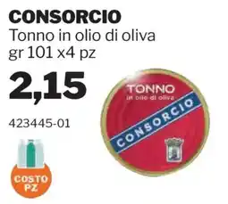 GrosMarket Tonno in olio di oliva Consorcio offerta