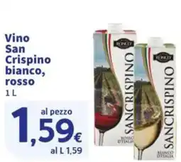 Sigma Vino San Crispino bianco, rosso offerta