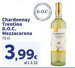 Sigma Chardonnay Trentino D.O.C. Mezzacorona offerta