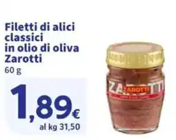 Sigma Filetti di alici classici Zarotti offerta