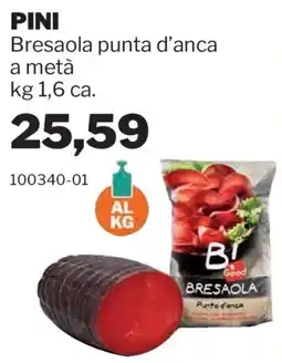 GrosMarket Bresaola punta d'anca PINI offerta