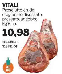 GrosMarket Prosciutto crudo stagionato disossato pressato, addobbo offerta