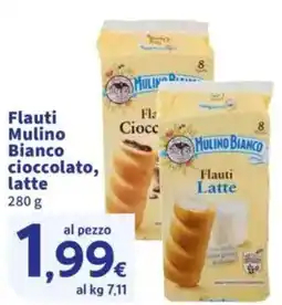 Sigma Flauti Mulino Bianco latte offerta