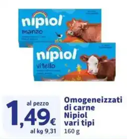 Sigma Omogeneizzati di carne Nipiol offerta