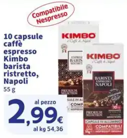 Sigma Caffè espresso Kimbo barista ristretto offerta