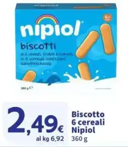 Sigma Biscotto 6 cereali Nipiol offerta