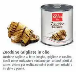 GrosMarket Robo Zucchine Grigliate in olio offerta