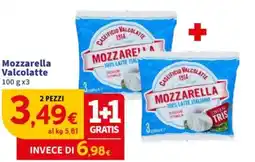 Sigma Mozzarella Valcolatte offerta