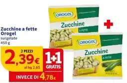 Sigma Zucchine Orogel offerta